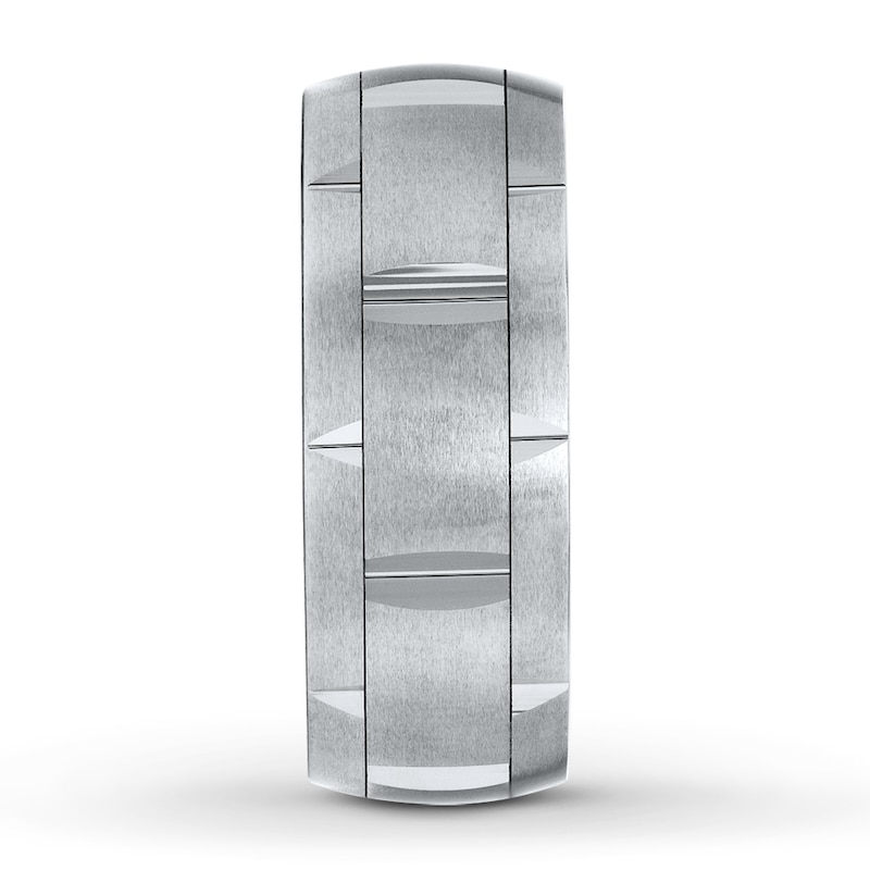Main Image 2 of Now + Forever 9mm Wedding Band Tungsten Carbide