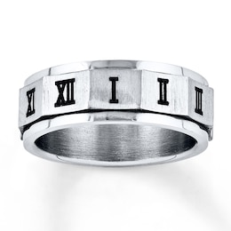 Now + Forever Men's Wedding Band Stainless Steel