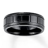 Thumbnail Image 0 of Wedding Band Black Ion-Plated Stainless Steel 8mm