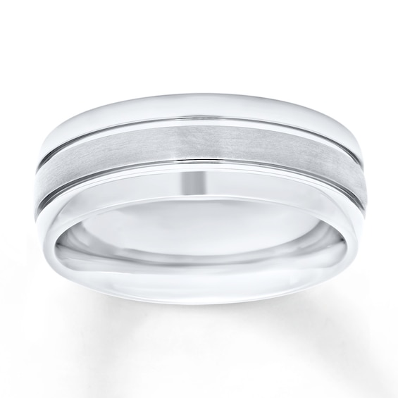 Now + Forever Men's Wedding Band Titanium 8mm
