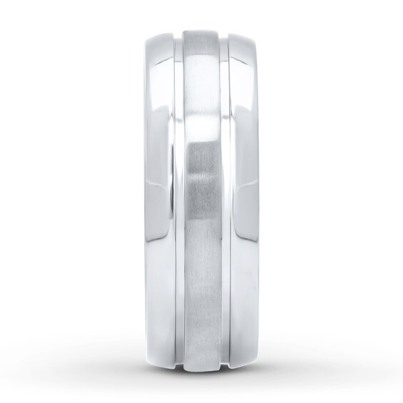 Now Forever Men's Wedding Band Titanium 8mm