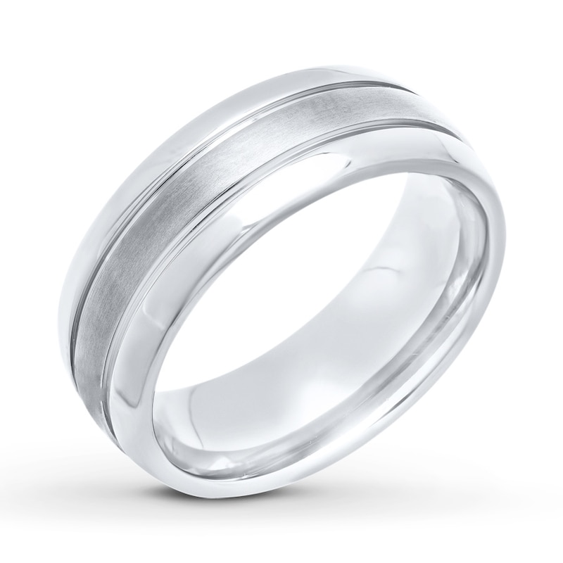 Men's Wedding Band Titanium 8mm