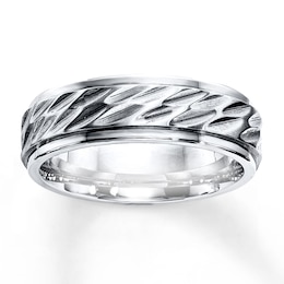Now + Forever Men's Wedding Band Stainless Steel