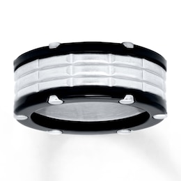 Now + Forever Men's Wedding Band Stainless Steel