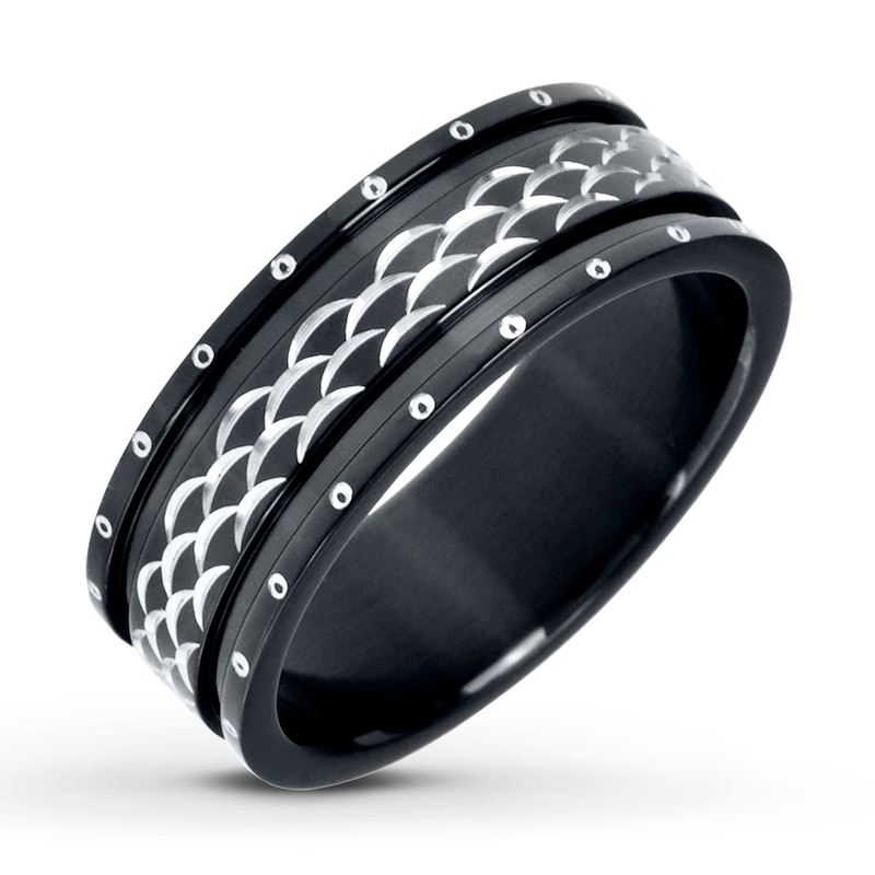Main Image 1 of Now + Forever Men's 8mm Stainless Steel Band with Ion Plating