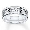 Thumbnail Image 1 of Now + Forever Men's Wedding Band Titanium 8mm
