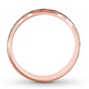 Engraved Wedding Band 14K Two-Tone Gold 6mm