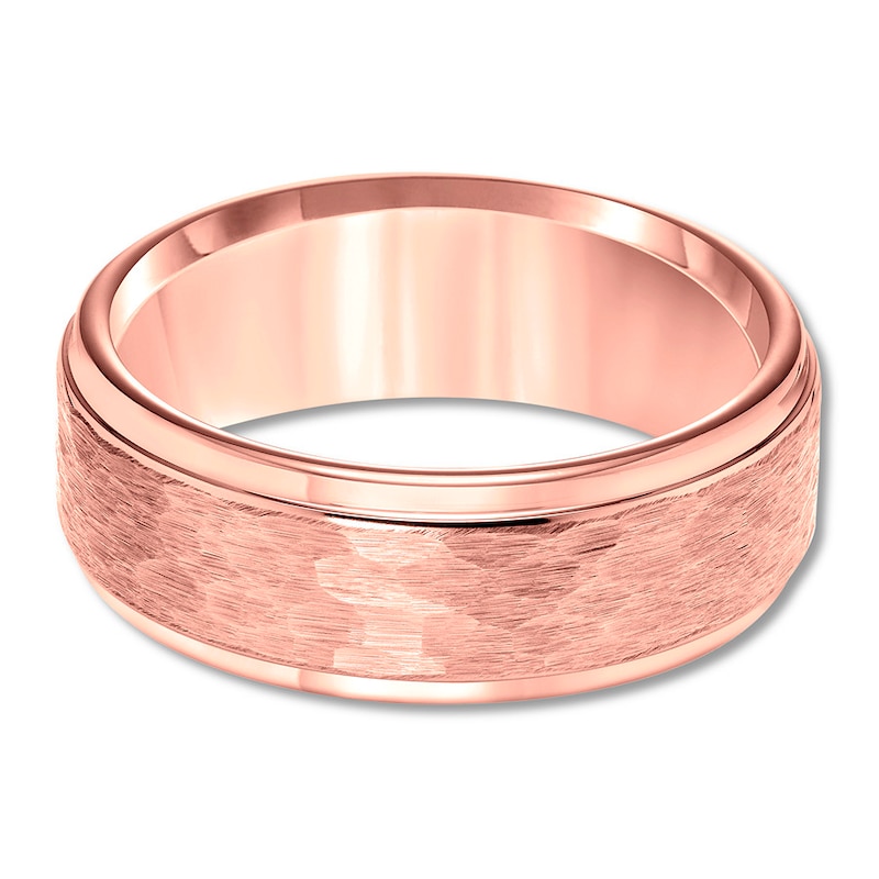 Main Image 2 of Now + Forever 8mm Wedding Band Rose Tungsten Carbide