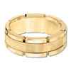 Thumbnail Image 2 of Now + Forever 8mm Wedding Band Yellow Tungsten Carbide