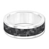 Thumbnail Image 1 of 8mm Wedding Band White Tungsten Carbide