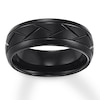Thumbnail Image 1 of Now + Forever 8mm Wedding Band Black Tungsten Carbide