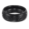 Thumbnail Image 1 of 8mm Wedding Band Black Tungsten Carbide