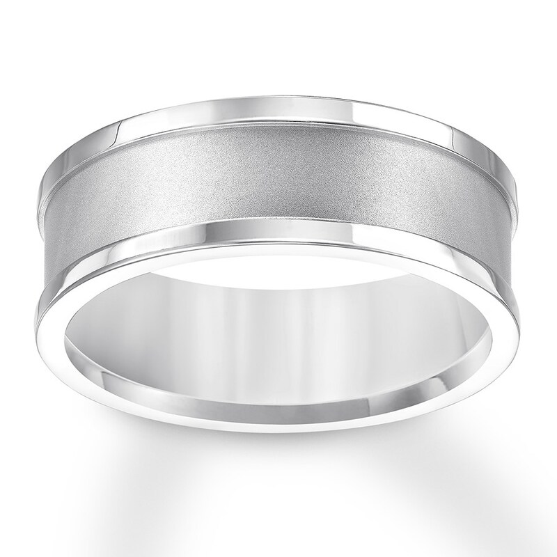 Titanium 8mm Brushed and Polished Band Titanium 8mm Brushed and Polished Band