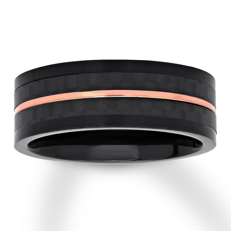 Main Image 1 of Now + Forever Wedding Band Stainless Steel 8mm