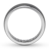 Thumbnail Image 1 of Men's Wedding Band Stainless Steel/Black Ion-Plating 8mm