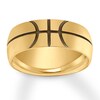 Thumbnail Image 0 of Basketball Wedding Band 10K Yellow Gold 8mm