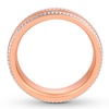 Thumbnail Image 2 of Now + Forever Wedding Band 10K Two-Tone Gold 6mm
