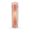 Thumbnail Image 3 of Now + Forever Wedding Band 10K Two-Tone Gold 6mm