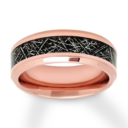 Now + Forever Men's Stainless Steel Wedding Band