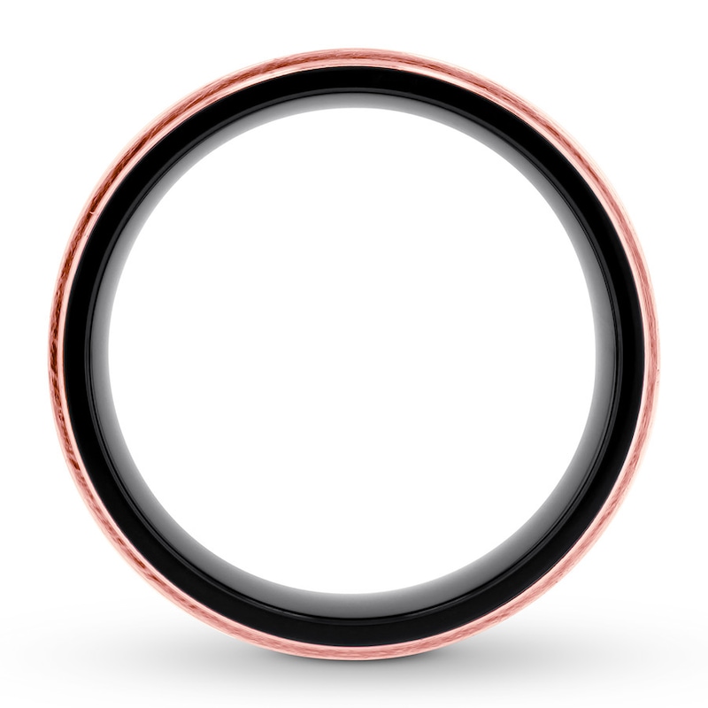 Main Image 2 of Now + Forever Men's Two-Tone Wedding Band Stainless Steel/Ion-Plating