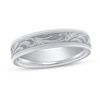 Thumbnail Image 1 of Now + Forever Engraved Wedding Band Platinum 5mm