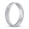 Thumbnail Image 2 of Now + Forever Engraved Wedding Band Platinum 5mm