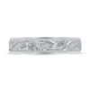Thumbnail Image 3 of Now + Forever Engraved Wedding Band Platinum 5mm