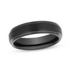 Thumbnail Image 1 of 6mm Wedding Band Black Tungsten Carbide Size 10