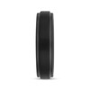 Thumbnail Image 2 of 6mm Wedding Band Black Tungsten Carbide Size 10