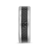 Thumbnail Image 2 of 8mm Wedding Band Tungsten Carbide Carbon Fiber Size 10