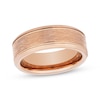 Thumbnail Image 0 of 8mm Wedding Band Rose Tungsten Carbide