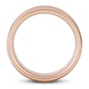 Thumbnail Image 3 of Now + Forever 6mm Satin Wedding Band Rose Tungsten Carbide