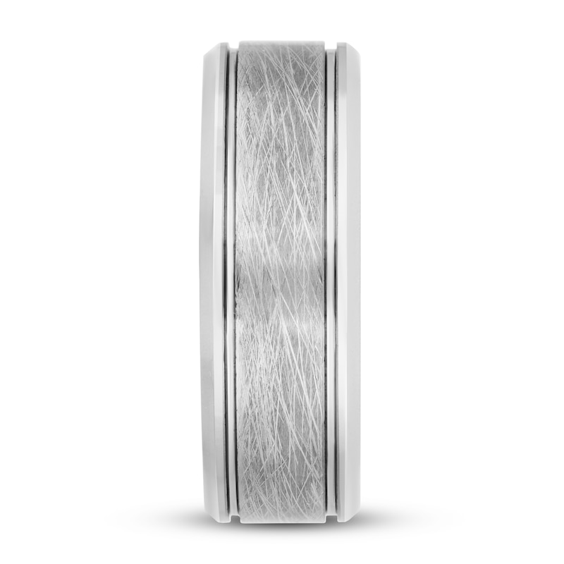Main Image 2 of Now + Forever 8mm Wedding Band Tungsten Carbide