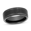 Thumbnail Image 1 of Now + Forever 8mm Wedding Band Black Tungsten Carbide