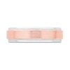 Thumbnail Image 2 of Now + Forever Men's Engravable Wedding Band 10K Two-Tone Gold - Size 10