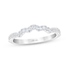 Thumbnail Image 1 of THE LEO First Light Diamond Round-Cut Wedding Band 1/5 ct tw 14K White Gold