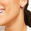 Thumbnail Image 2 of KAY Lab-Grown Diamonds Solitaire Stud Earrings 4 ct tw 14K White Gold (F/SI2)