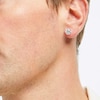 Thumbnail Image 5 of KAY Lab-Grown Diamonds Solitaire Stud Earrings 4 ct tw 14K White Gold (F/SI2)