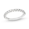 THE LEO Diamond Anniversary Ring 3/8 ct tw Round-cut 14K White Gold