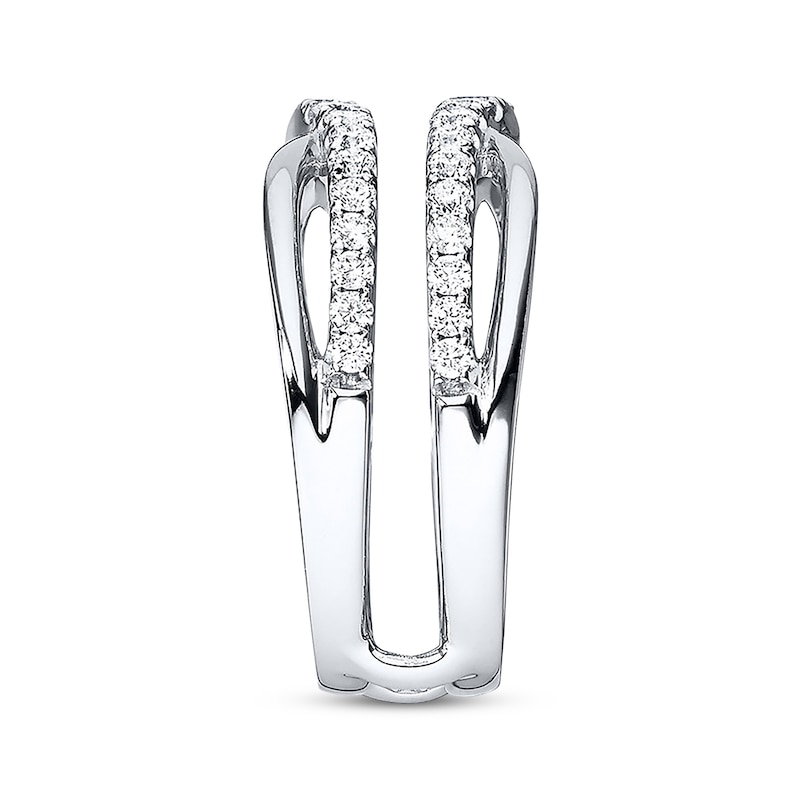 Main Image 3 of THE LEO Diamond Enhancer Ring 3/4 ct tw Round-cut 14K White Gold