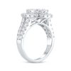 Lab-Created Diamonds by KAY Multi-Diamond Center Engagement Ring 2-1/2 ct tw 14K White Gold