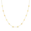 Thumbnail Image 1 of Heart Station Cable Chain Necklace 10K Yellow Gold 18”