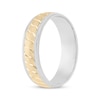 Thumbnail Image 2 of Now + Forever Men's Wave Design Wedding Band 10K Yellow Gold