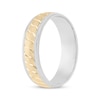 Thumbnail Image 1 of Men's Wave Design Wedding Band 10K Yellow Gold