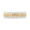 Thumbnail Image 2 of Men's Wave Design Wedding Band 10K Yellow Gold