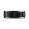 Thumbnail Image 3 of Now + Forever Men's Brushed Rectangle Wedding Band Black Ion-Plated Tungsten