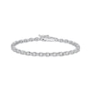 Thumbnail Image 0 of Lab-Created Diamonds by KAY Baguette & Round-Cut Bracelet 3 ct tw 14K White Gold 7.25"