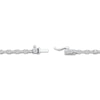 Thumbnail Image 2 of Lab-Created Diamonds by KAY Baguette & Round-Cut Bracelet 3 ct tw 14K White Gold 7.25"