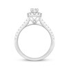 Thumbnail Image 3 of Now + Forever Round-Cut Diamond Halo Engagement Ring 3/4 ct tw 14K White Gold
