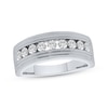 Thumbnail Image 0 of Men's Diamond Wedding Ring 1 ct tw 10K White Gold